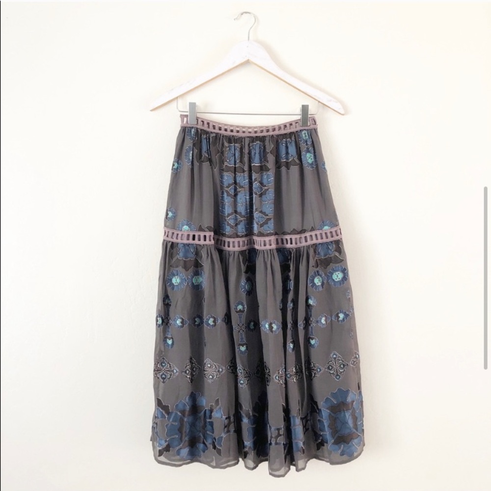 For Love & Lemons Barcelona Midi Skirt - Picture 6 of 7